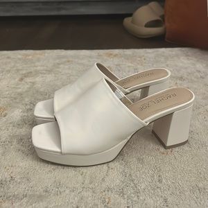 Brand new white Rachel Zoe heels